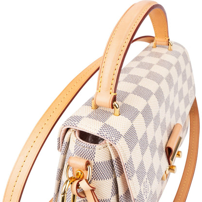 Louis Vuitton Monogram Damier Azur Canvas Crossette Handbag