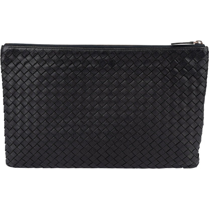 Bottega Veneta Intrecciato Leather Clutch