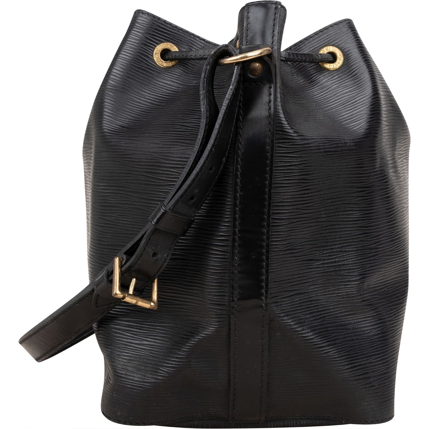 Louis Vuitton Noir Epi Leather Sac Noé Petit Shoulder Bag