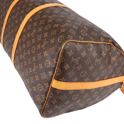 Louis Vuitton Monogram Canvas Keepall 60 Bandoulière Travel Bag