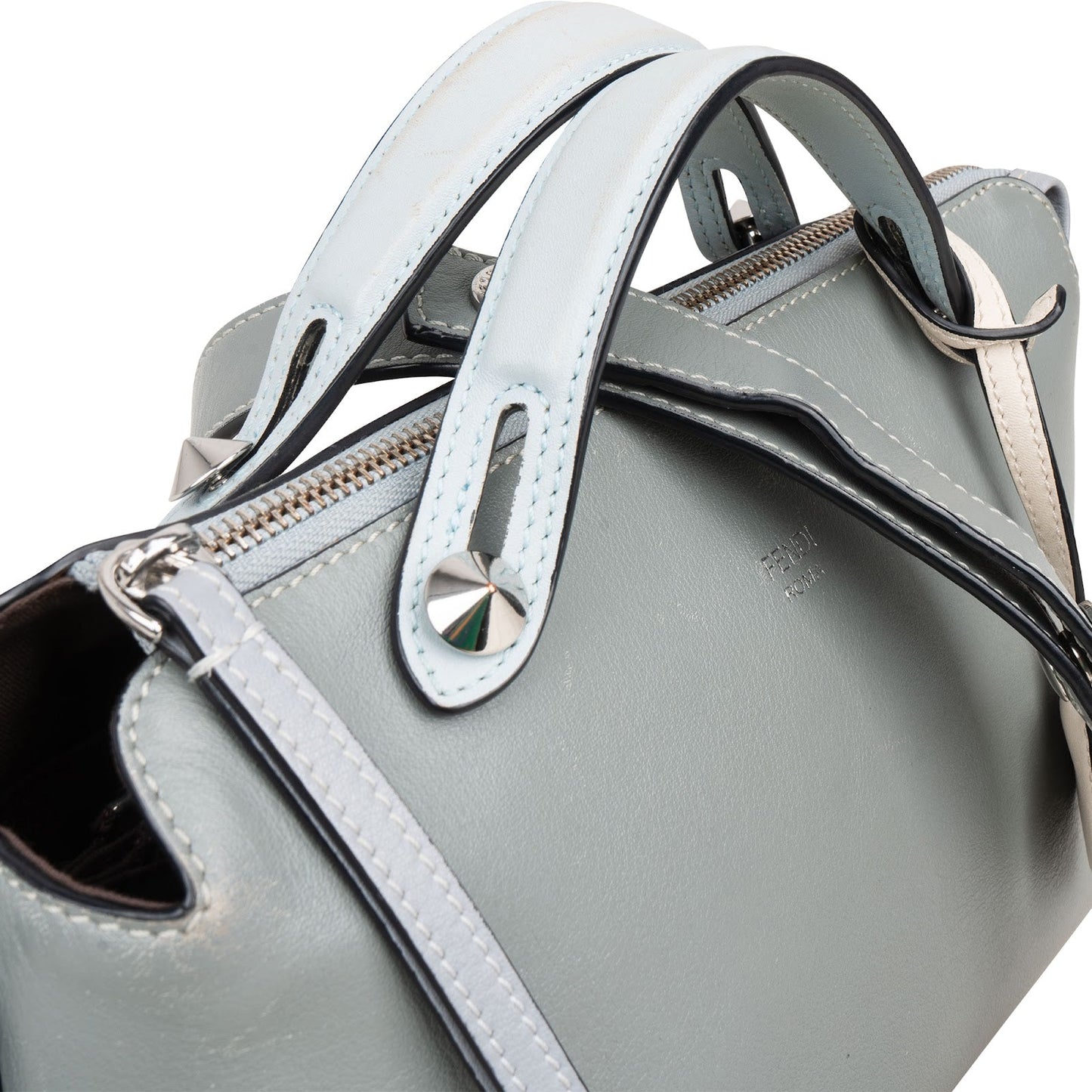 Fendi Leather By The Way Boston Handbag