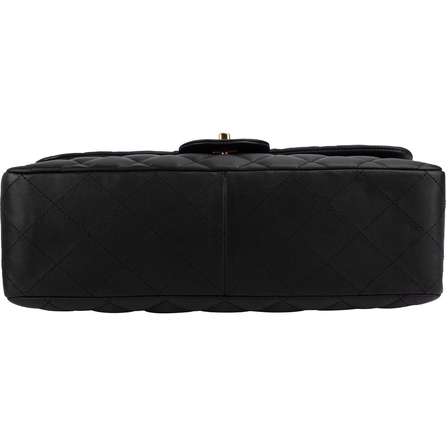 Chanel Quilted Lambskin Jumbo Single Flap Shoulder Crossbody Bag