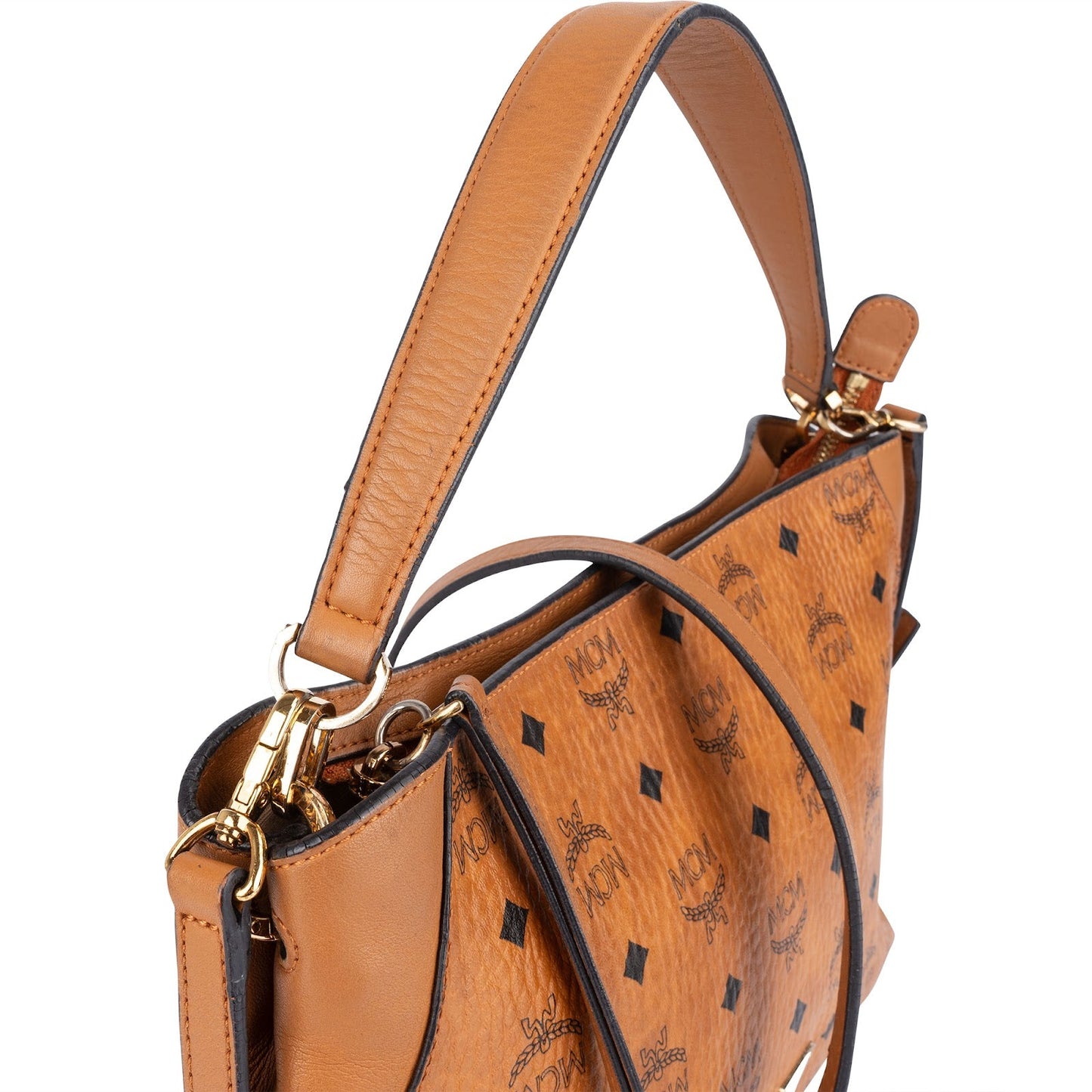 MCM Monogram Visetos Klara Shoulder Bag