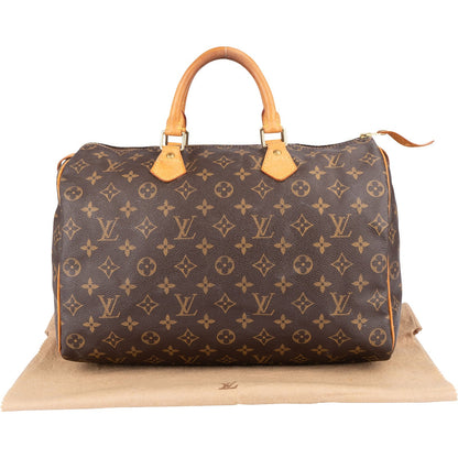Louis Vuitton Monogram Canvas Speedy 35 Handbag