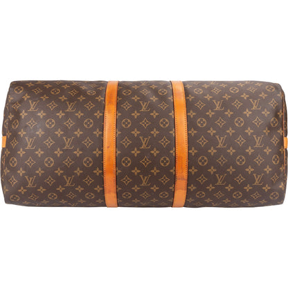 Louis Vuitton Monogram Canvas Keepall 60 Bandoulière Travel Bag