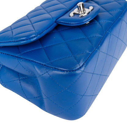 Chanel Quilted Lambskin Mini Single Flap Crossbody Bag