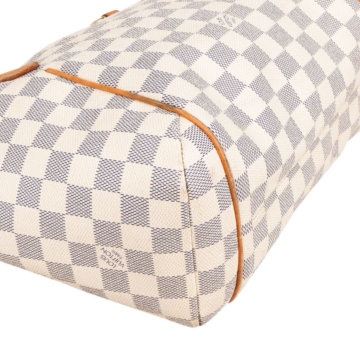 Louis Vuitton Monogram Damier Azur Canvas Totally PM Shoulder Bag
