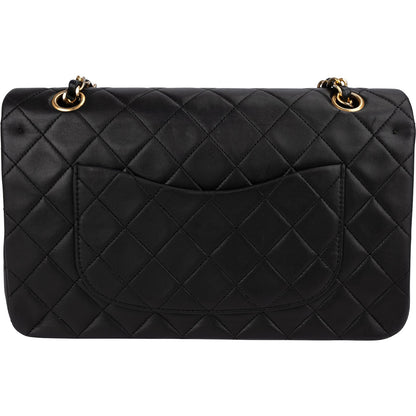 Chanel Quilted Lambskin 24K Gold Medium Double Flap Shoulder Bag