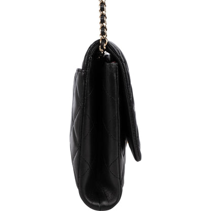 Chanel Quilted Lambskin Medium Single Flap Shoulder Bag