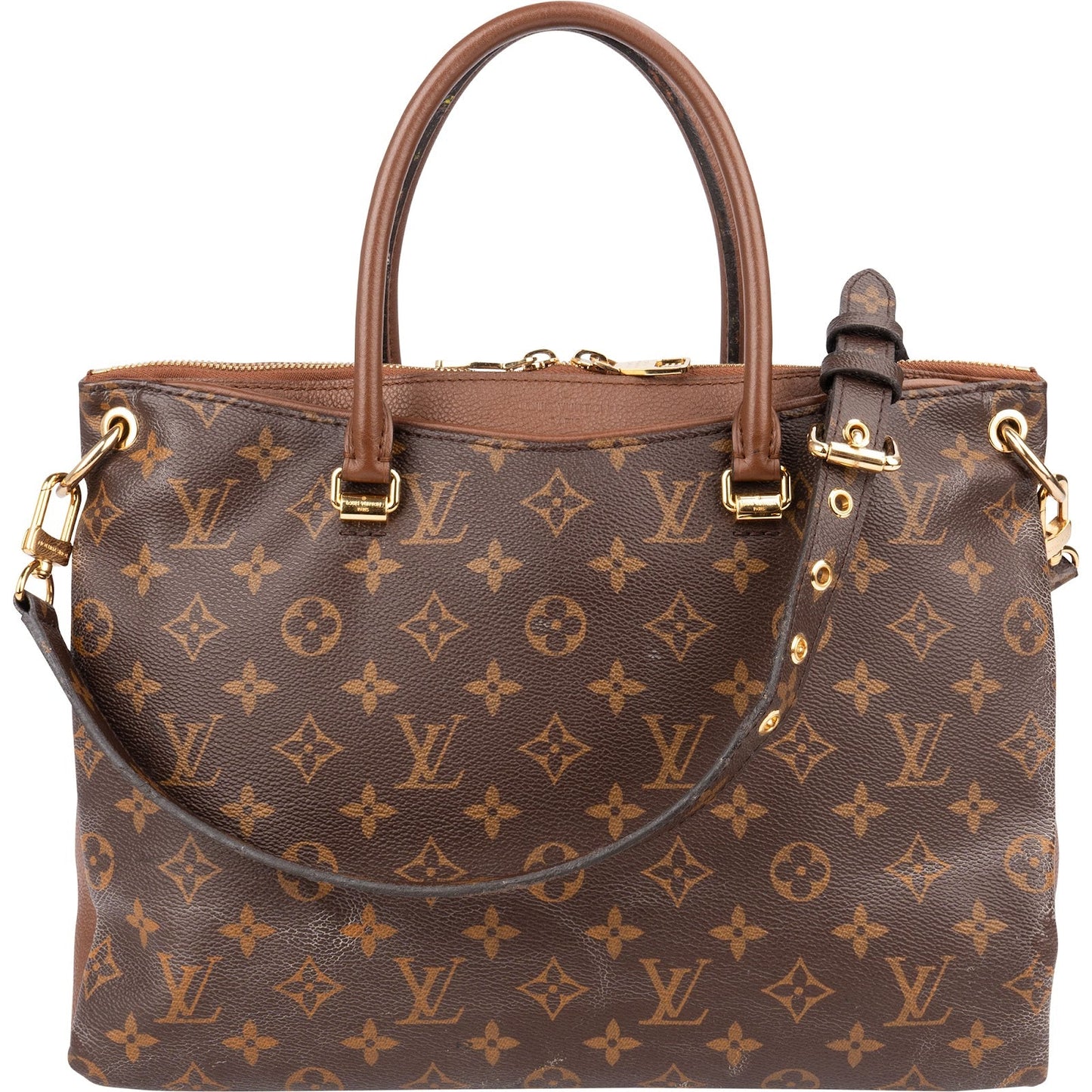 Louis Vuitton Monogram Canvas Pallas MM Handbag
