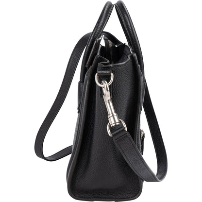 Celine Grained Leather Luggage Nano Crossbody Handbag