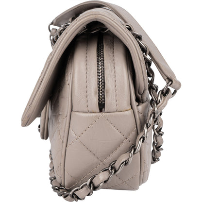 Chanel Quilted Leather Single Flap Crossbody Bag