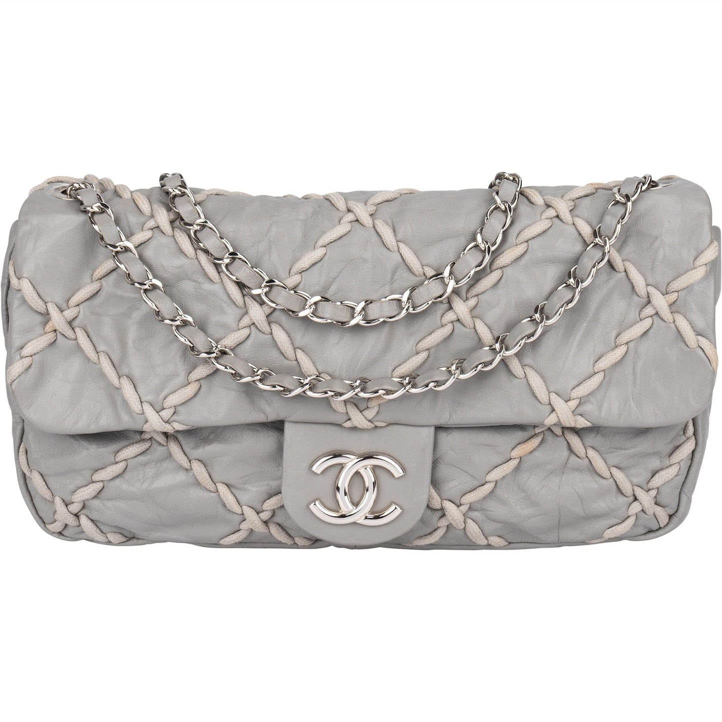 Chanel Leather Ultra Stitch Single Flap Shoulder Bag