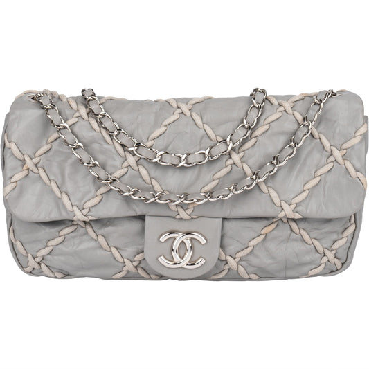 Chanel Leather Ultra Stitch Single Flap Shoulder Bag