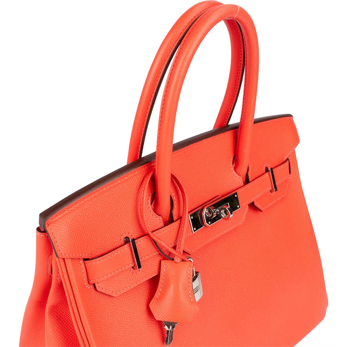 Hermès Coral Epsom Leather Birkin 30 Handbag