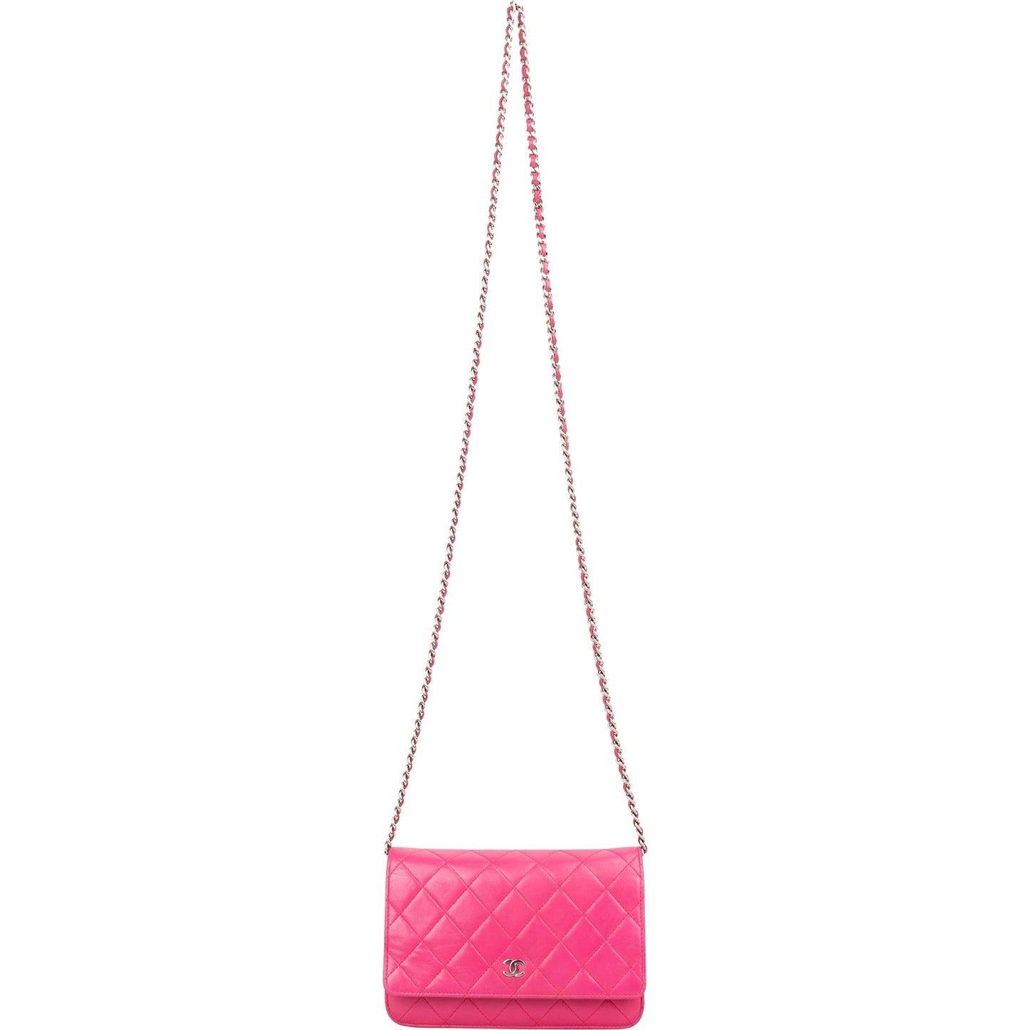 Chanel Quilted Lambskin Wallet On Chain Crossbody Bag