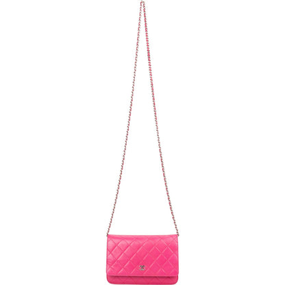 Chanel Quilted Lambskin Wallet On Chain Crossbody Bag