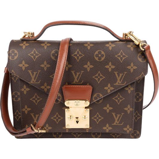 Louis Vuitton Monogram Canvas Monceau Handbag