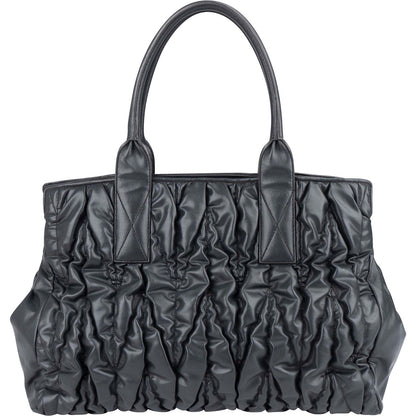 Miu Miu Grey Matelassé Nappa Leather Tote Handbag