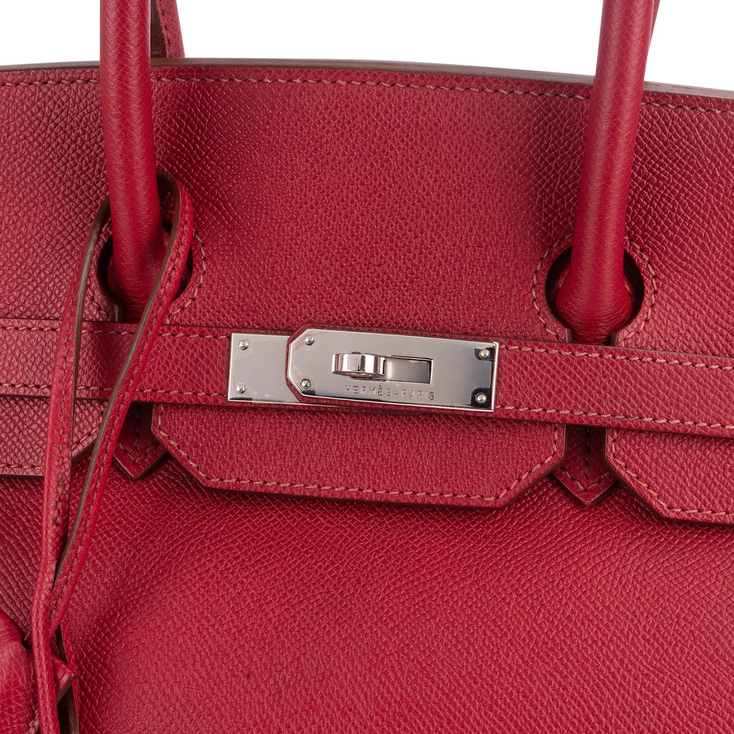 Hermès Epsom Leather Palladium Palladium Birkin 35 Handbag