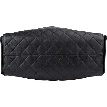 Chanel 25 Quilted Caviar Leather CC Drawstring Shoulder Bag Medium