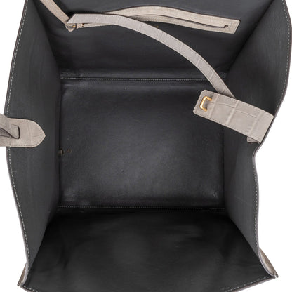 Celine Croc Embossed Leather Phantom Handbag