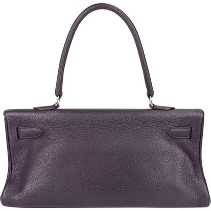 Hermès Raisin Clemence Leather Kelly 40 JPG Shoulder Bag