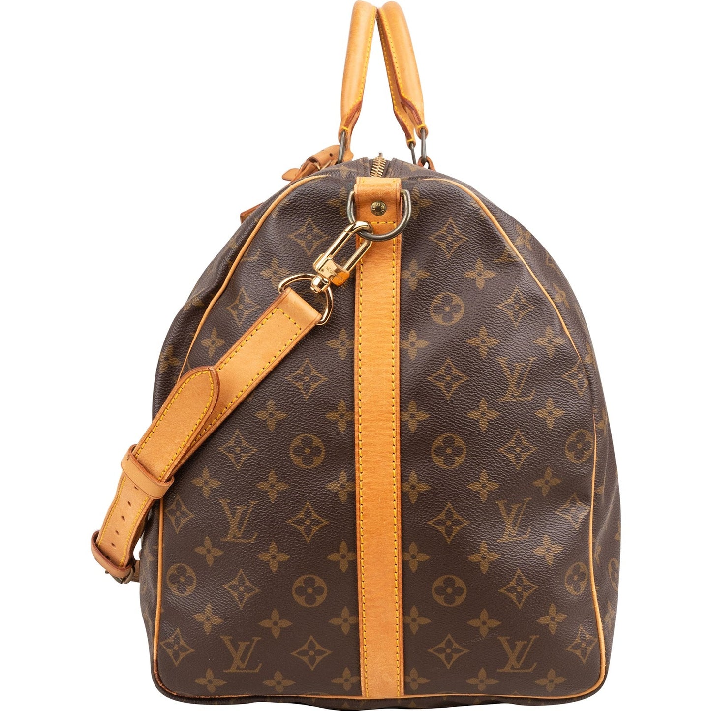 Louis Vuitton Monogram Canvas Keepall 60 Bandoulière Travel Bag