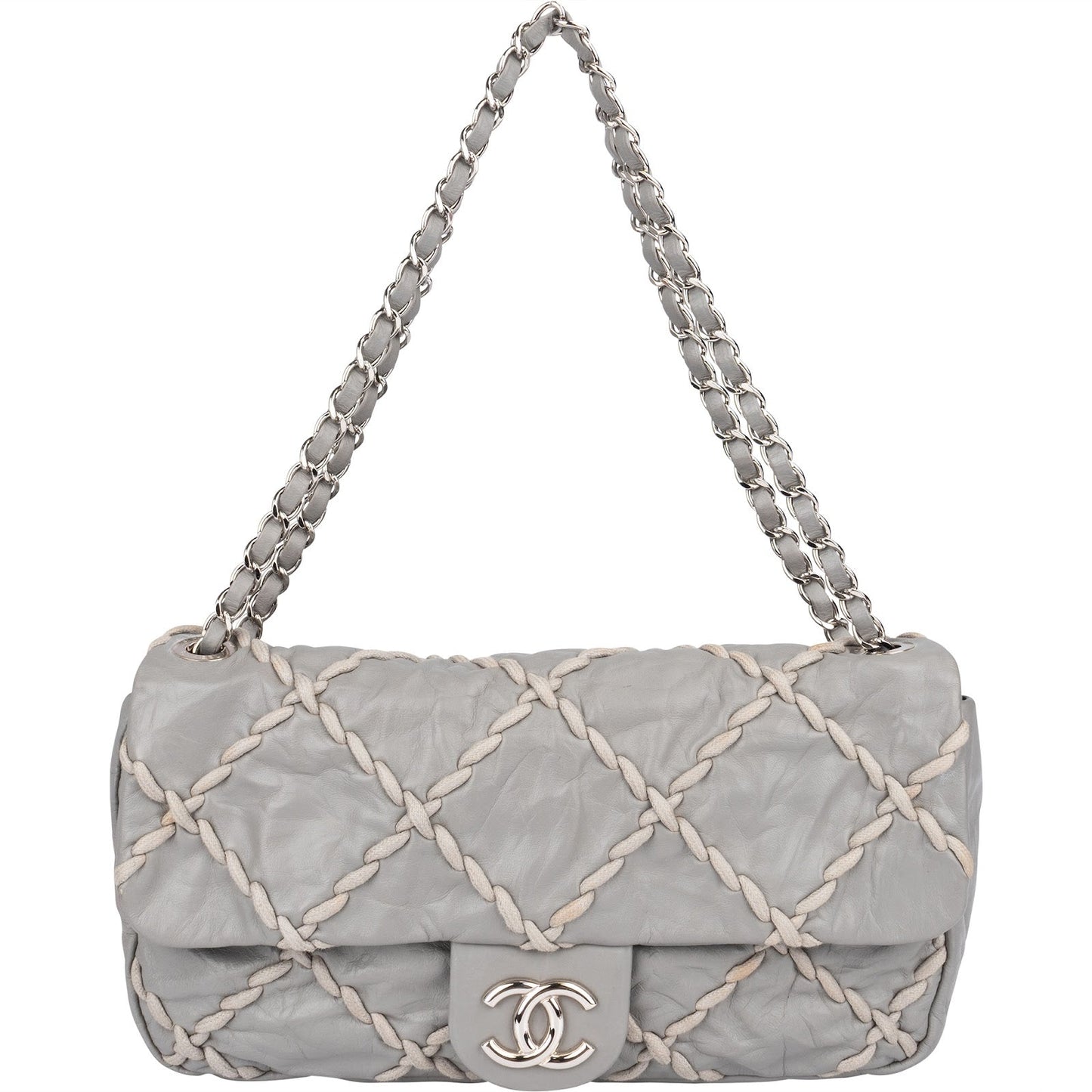 Chanel Leather Ultra Stitch Single Flap Shoulder Bag