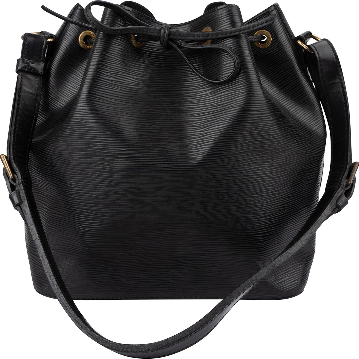 Louis Vuitton Noir Epi Leather Sac Noé Petit Shoulder Bag