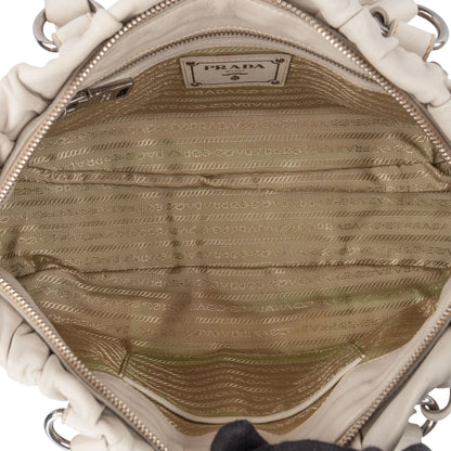 Prada Nappa Gaufre Leather Satchel Handbag