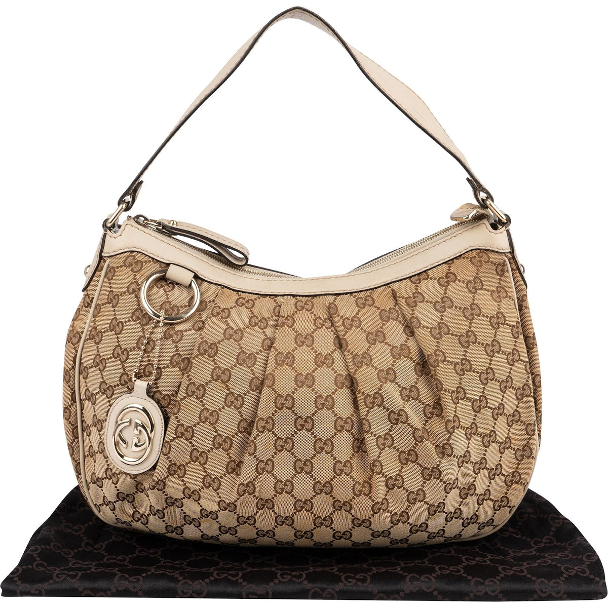 Gucci Monogram GG Canvas Sukey Shoulder Bag