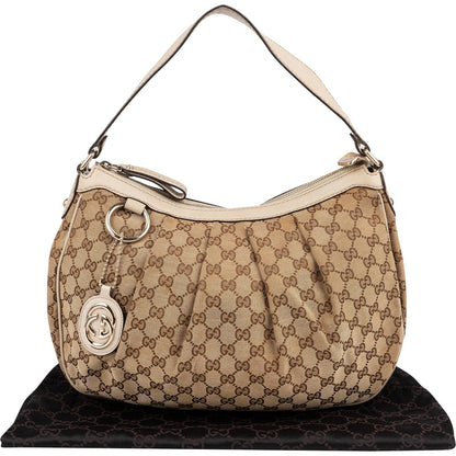 Gucci Monogram GG Canvas Sukey Shoulder Bag