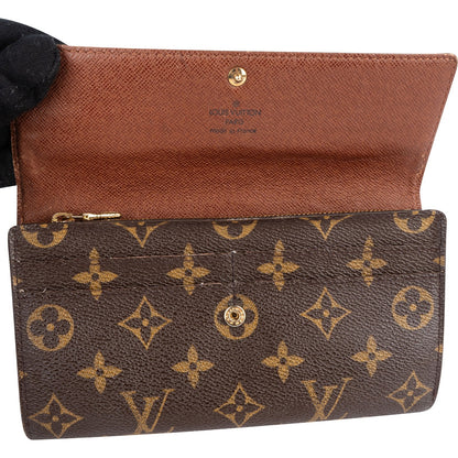 Louis Vuitton Monogram Canvas Sarah Wallet
