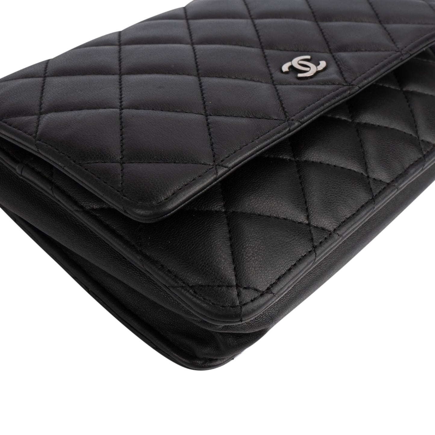 Chanel Quilted Lambskin Wallet on Chain Crossbody Bag