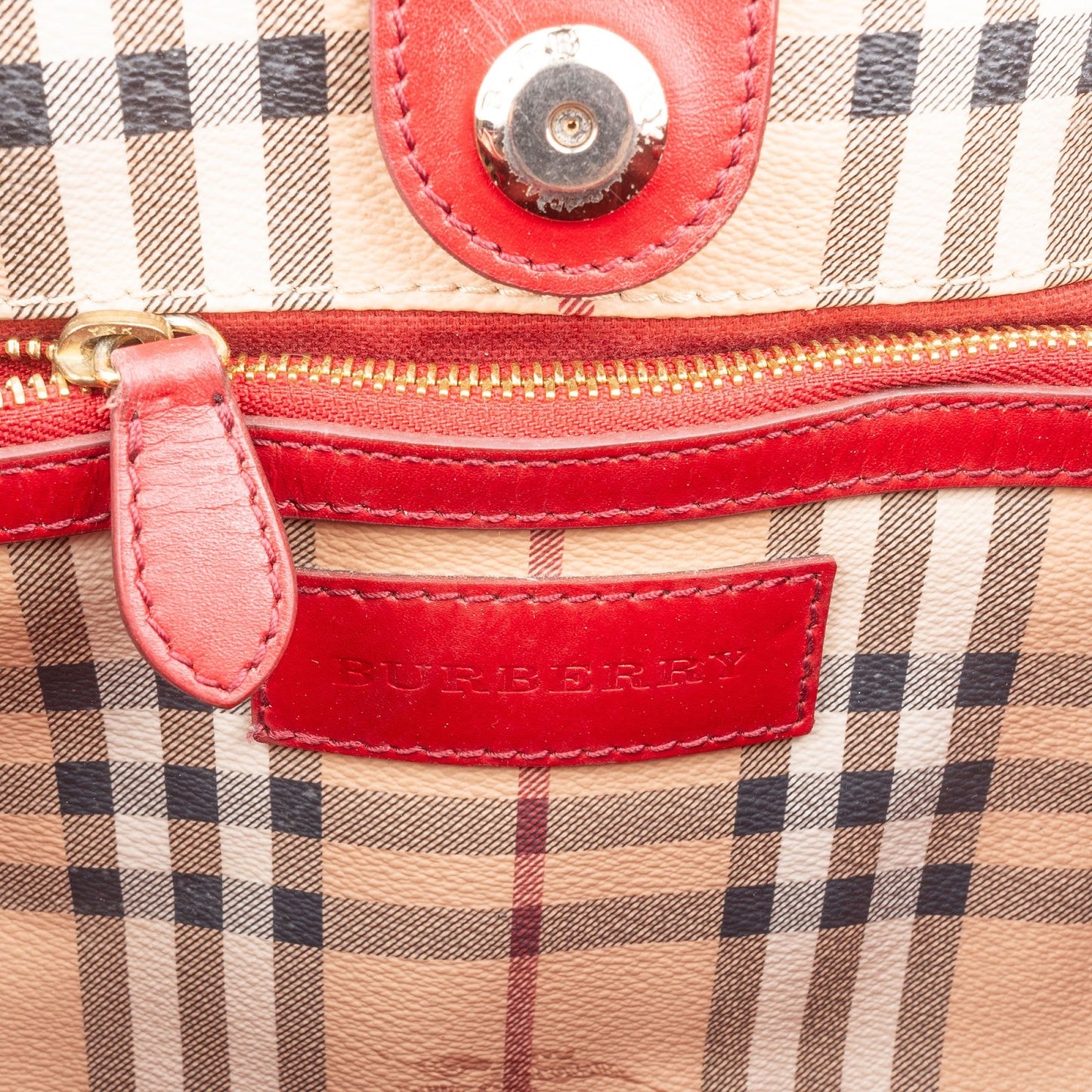 Burberry Nova-Check Monogram Canterbury Shoulder Bag