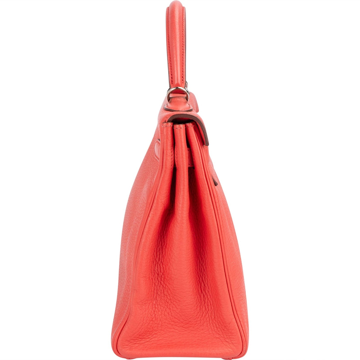 Hermès Grained Togo Leather Palladium Kelly Retourne 32 Handbag