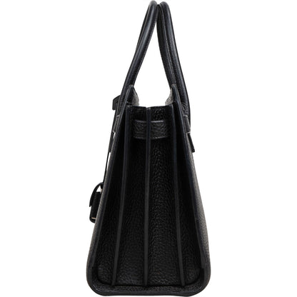 Saint Laurent Grained Leather Sac de Jour Handbag
