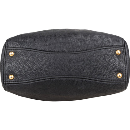 Miu Miu Vitello Daino Leather Tote Hobo Handbag