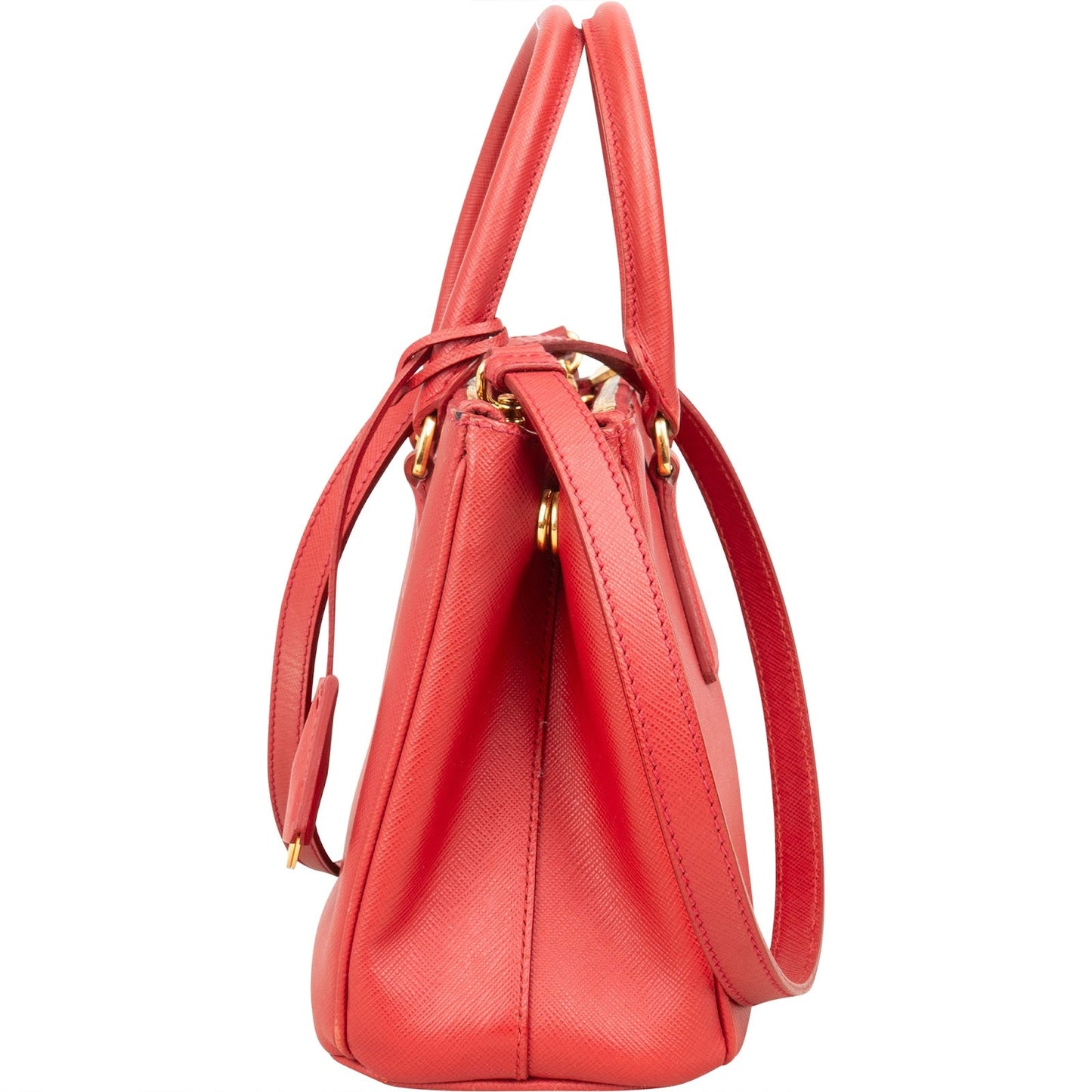 Prada Saffiano Leather Small Galleria Handbag