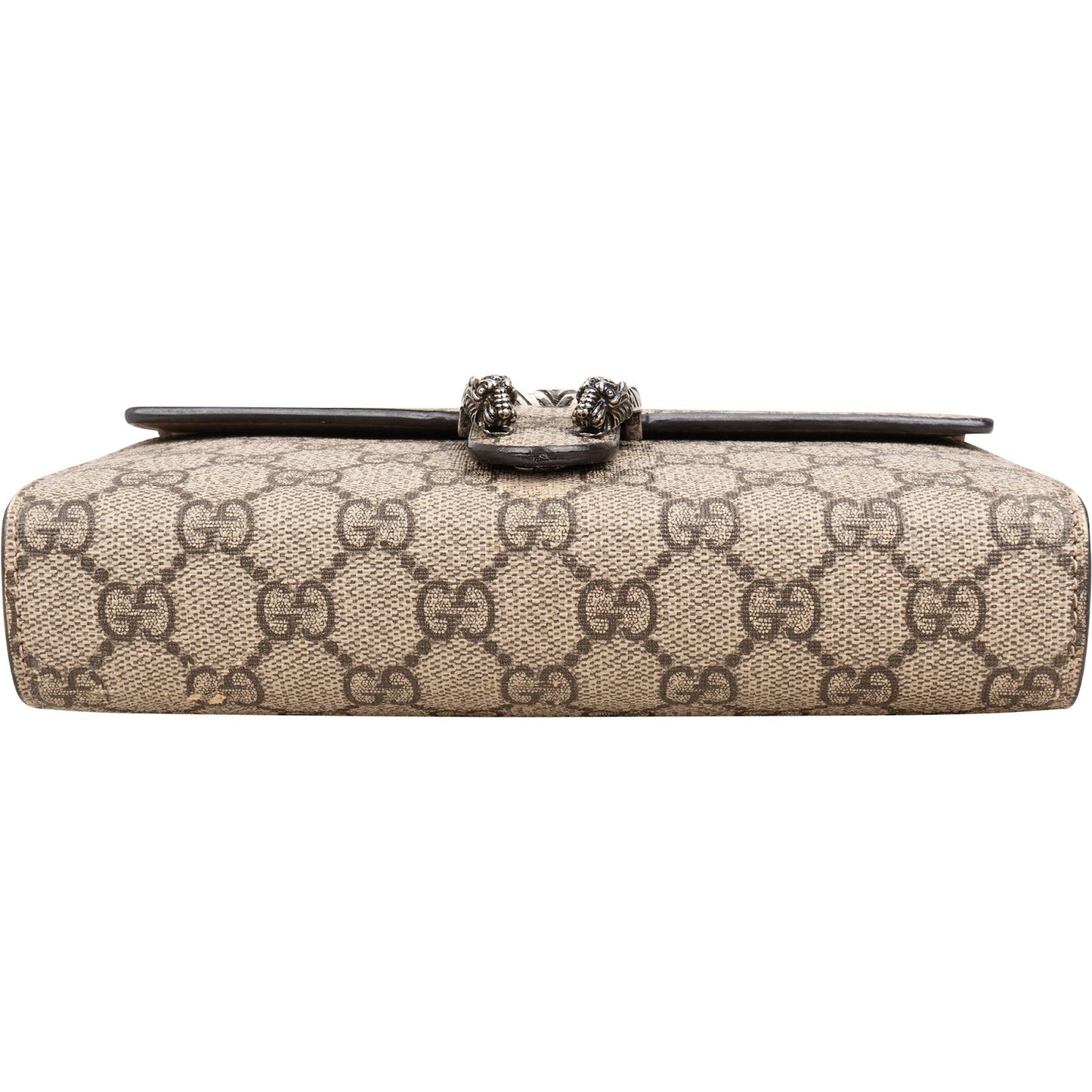 Gucci Monogram GG Supreme Canvas Dionysus Wallet On Chain Crossbody Bag