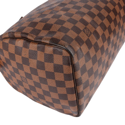 Louis Vuitton Monogram Damier Ebene Speedy 30 Handbag