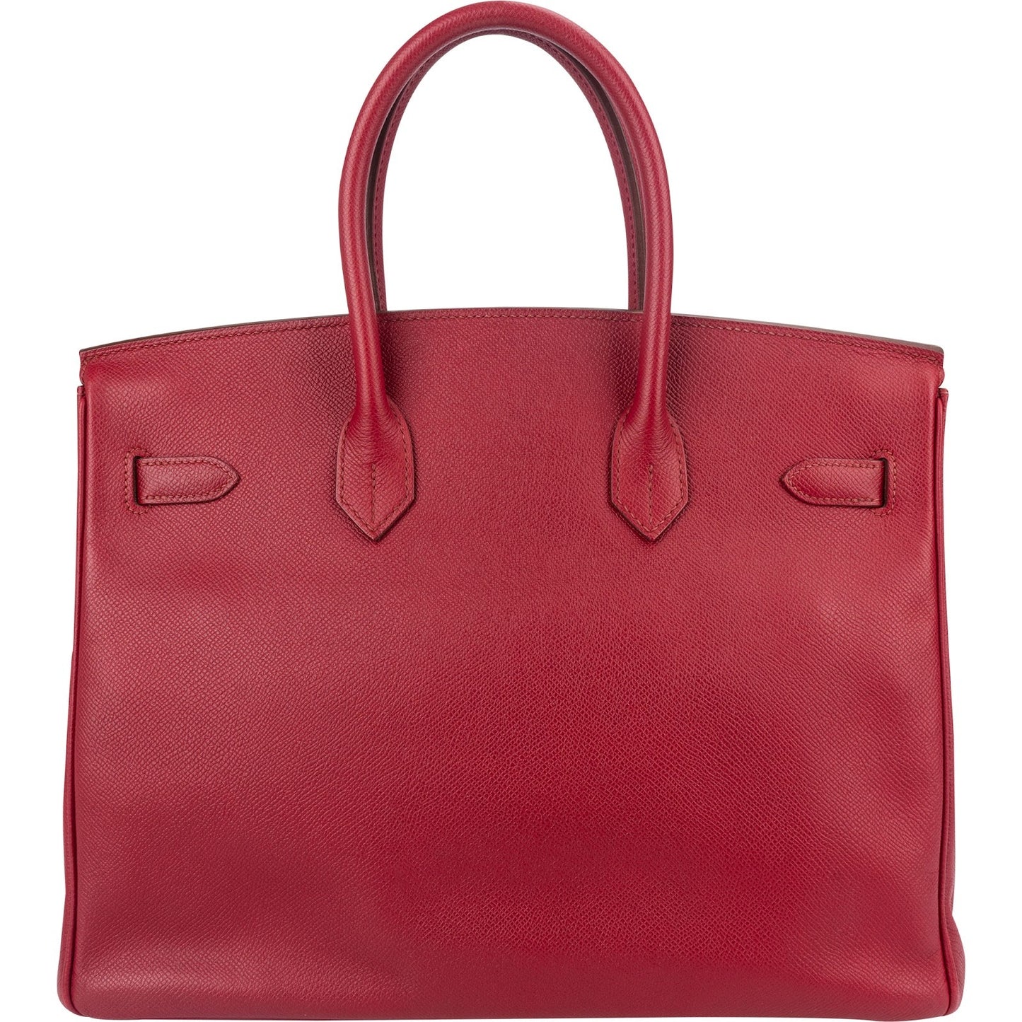 Hermès Epsom Leather Palladium Palladium Birkin 35 Handbag