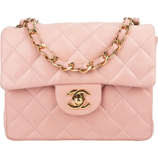 Chanel Quilted Lambskin 24K Gold Single Flap Crossbody Bag