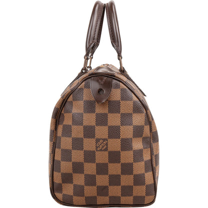Louis Vuitton Monogram Damier Ebene Speedy 25 Handbag