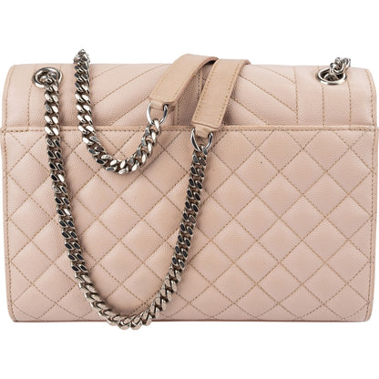 Yves Saint Laurent Grain De Poudre Matelassé Medium Envelope Crossbody Bag