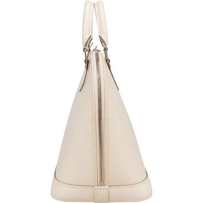 Louis Vuitton Ivory Epi Leather Alma PM Handbag