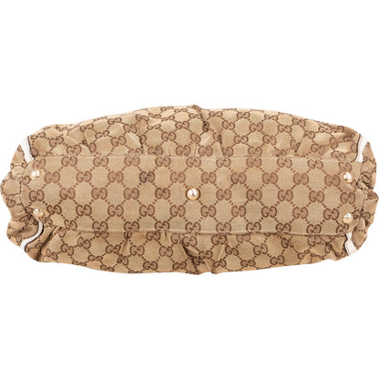 Gucci Monogram GG Canvas Abbey D-Ring Tote Shoulder Bag