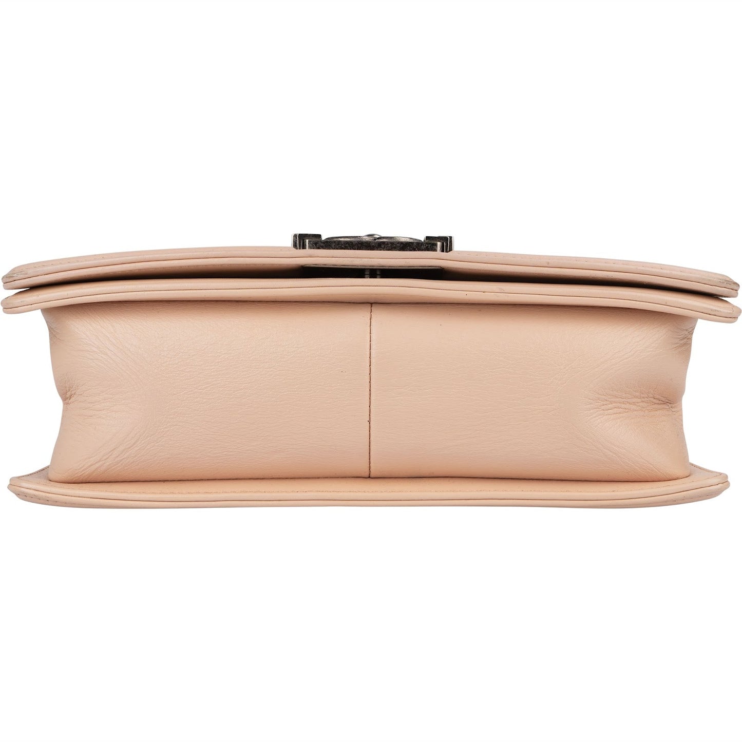 Chanel Quilted Lambskin Boy Single Flap Crossbody Bag