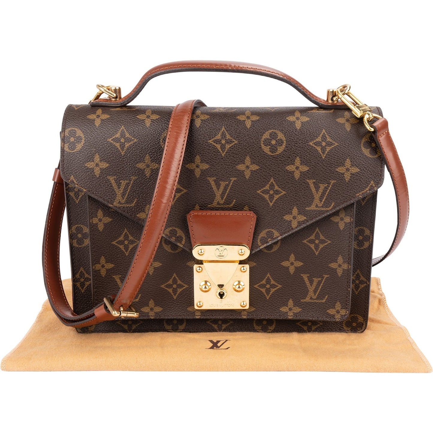 Louis Vuitton Monogram Canvas Monceau Handbag